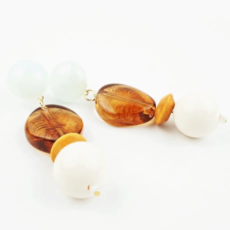 2017春夏 トレンド ビックモチーフ スタッドピアス 華やか エスニック風 レディース アクセサリー：PKL170401