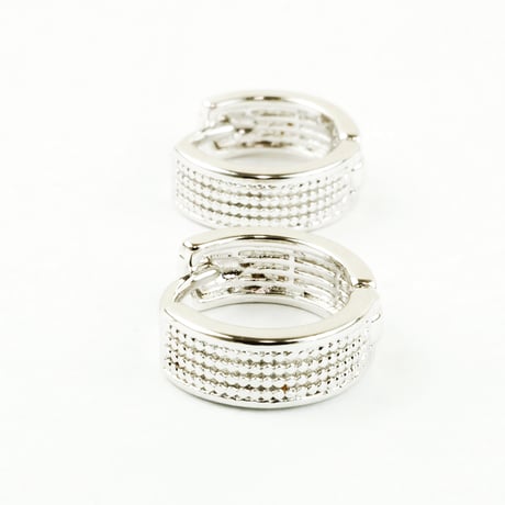 両耳用（2個セット） ドットライン シンプル フープ ミニ プチ ピアス メンズ レディース ユニセックス アクセサリー：MPB161003