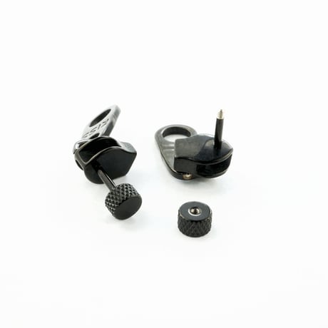 両耳用（2個セット）ジッパー ファスナー チャック 16G サージカルステンレスピアス  軟骨 ボディピアス メンズ レディース ユニセックス アクセサリー：MPS170208