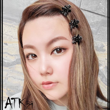 （5個セット） フラワー 艶あり 艶なし マットカラー ブラック ミックスカラー ミニバンスクリップ プチヘアクリップ 大人可愛い レディース アクセサリー：HBS160802b
