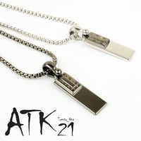 ダブルプレート ネックレス ２シート ネックレス メンズ レディース ユニセックス シンプル クール アクセサリー：MN130201