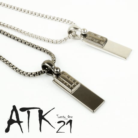 ダブルプレート ネックレス ２シート ネックレス メンズ レディース ユニセックス シンプル クール アクセサリー：MN130201