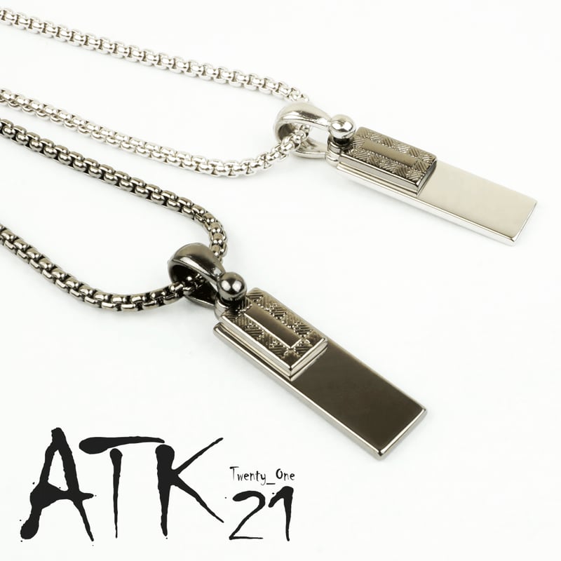 ダブルプレート ネックレス 2シート ネックレス メンズ レディース