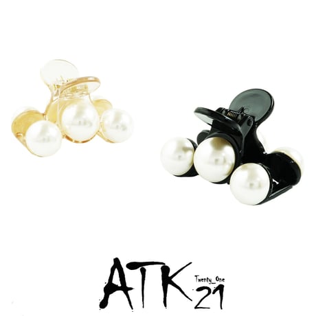 パール ライン 上品 シンプル バンスクリップ へアクリップ しっかりホールド 簡単ヘアアレンジ 髪留め レディース ヘアアクセサリー