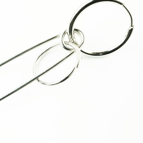 片耳用（1個売り）安全ピン リング フープ ピアス 20G ステンレスピアス Surgical Steel 316L  メンズ レディース ユニセックス アクセサリー:MPS171201