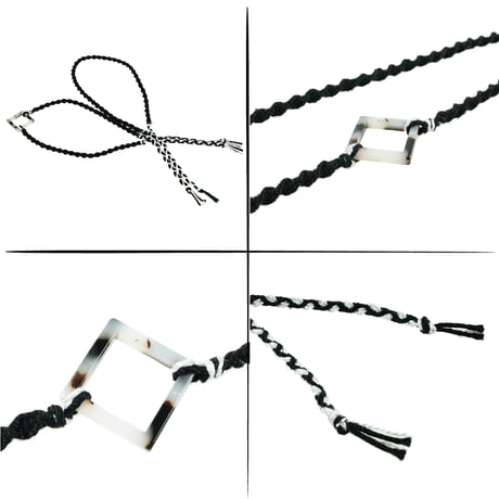 （2点セット）ハンドメイド べっ甲風トライアングル  アンクレット ペア ミサンガ Missanga お守り 手作り コットンコード メンズ レディース ユニセックス アクセサリー：AMP190602