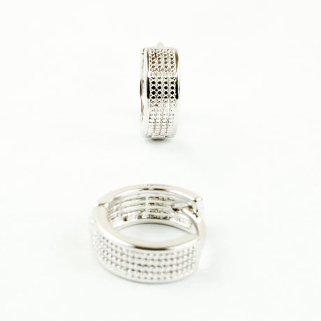 両耳用（2個セット） ドットライン シンプル フープ ミニ プチ ピアス メンズ レディース ユニセックス アクセサリー：MPB161003