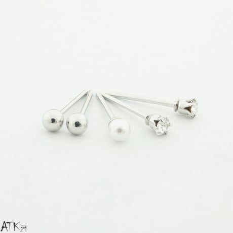 (7個セット）スターモチーフ 星座 パール 一粒ストーン シルバー ゴールド セットピアス  スタッドピアス レディース アクセサリー：PSS170807