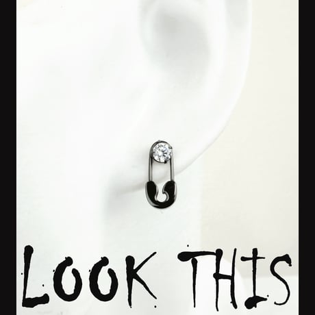 両耳用（2個セット） 安全ピン  ボディピアス 軟骨ピアス バーベルピアス ユニセックス ステンレス Surgical Steel316L ：MP160802