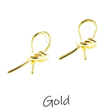 クロスリボン 変形クロスライン ピアス シンプル スタッドピアス 大人アクセ 個性的 上品 おしゃれ レディース アクセサリー