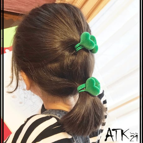 (2点セット） 秋冬カラー ハートモチーフ 子供用ヘアゴム ツインテール ヘアポニー 卒業式 入学式 発表会 七五三 結婚式 パーティ 子供 キッズ 女の子 ヘアアクセサリー：HGK190911