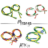 ペア カップル ミサンガ Ｍｉｓｓａｎｇａ アンクレット  メンズ レディース お守り ミックスカラー コードアンクレット：AMP180602