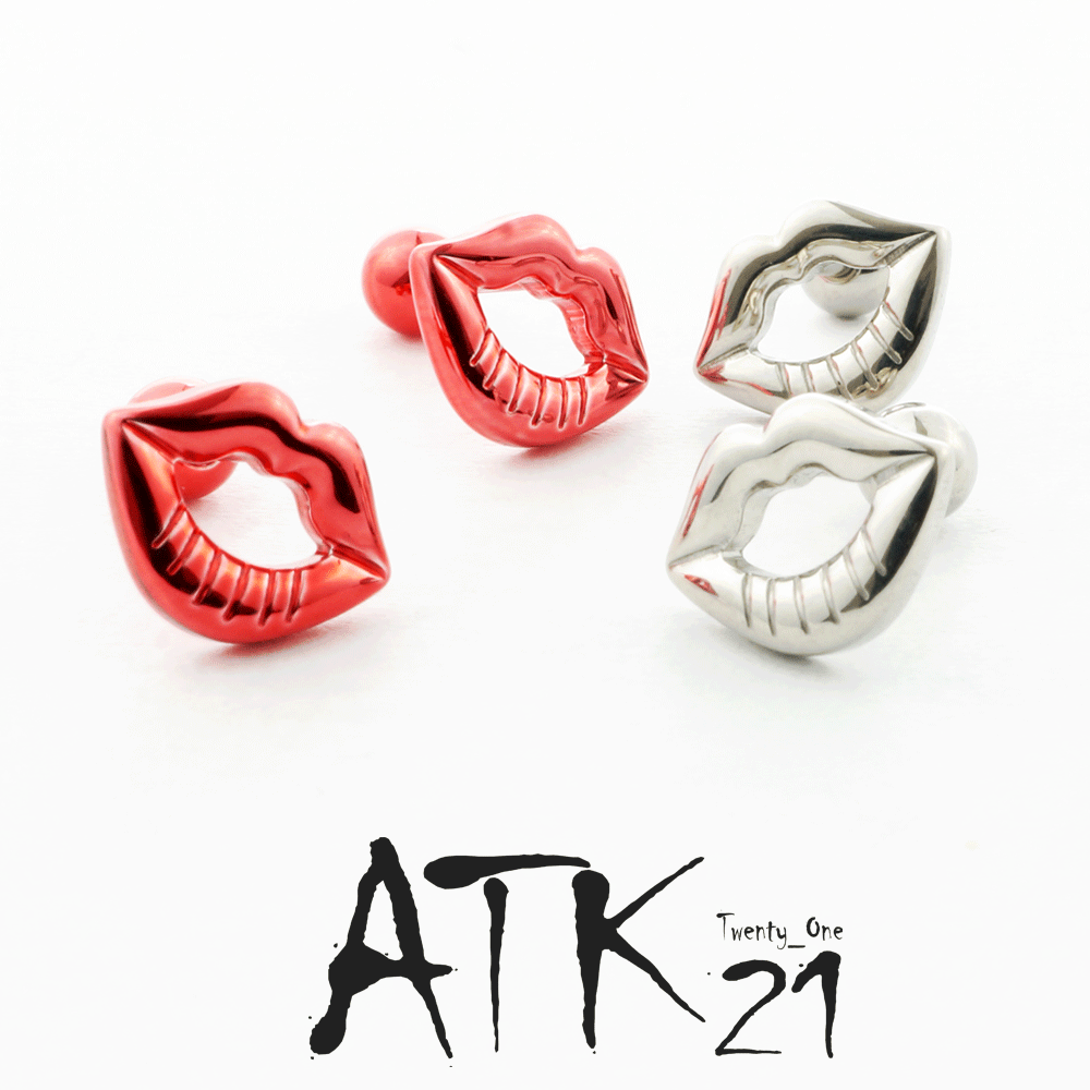 両耳用（2個セット）唇 リップ 16G サージカルステンレスピアス 軟骨