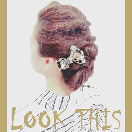 リボン アセテート コーム  簪 かんざし 浴衣 着物 べっ甲 髪留め ヘアアレンジ ヘアアクセサリー  レディース：HKM140203