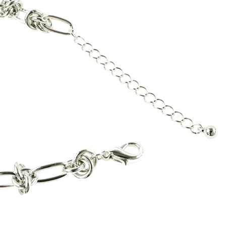 結び目モチーフ チェーン ブレスレット シンプルだけど存在感あり  メンズ レディース ユニセックス アクセサリー：BR190501