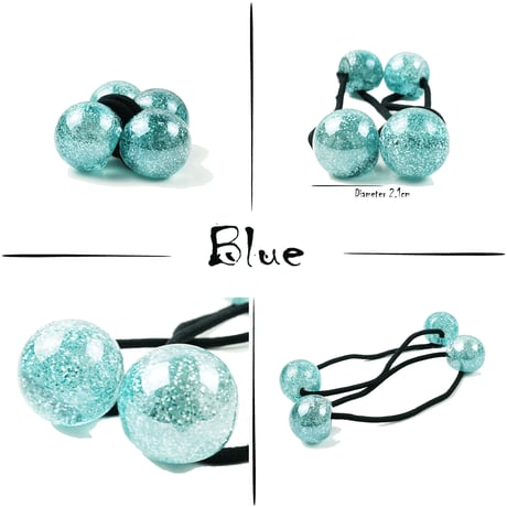 (2点セット） ラメ入り ボール 子供用ヘアゴム ツインテール ヘアポニー 卒業式 入学式 発表会 七五三 結婚式 パーティ 子供 キッズ 女の子 ヘアアクセサリー：HGK190903