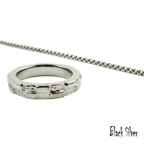 リング サークル シンプル ネックレス 2WAY メンズ レディース ユニセックス アクセサリー：MNB180201