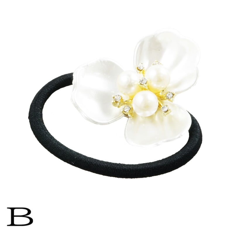 ヘアゴム フラワー 大人っぽい ヘアポニー レディース ヘアアクセサリー 楽天市場】ヘアゴム ダブル フラワー 花 エポ メタル ヘアポニー