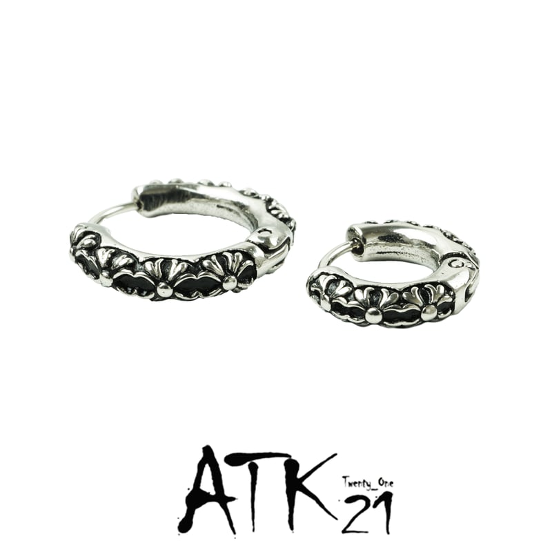 4-21両耳 ハンドメイド シルバー925 フープピアス ピアス | 【公式】4