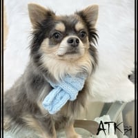 Sサイズ ハンドメイド 手作り 犬用マフラー 縄編みマフラー 愛犬 寒がりのわんこに 冬の防寒アイテム ネックウォーマー お散歩グッズ