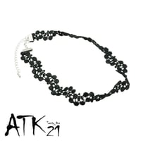 ブラック レース チョーカーネックレス チョーカーセット レディース アクセサリー：NC190903
