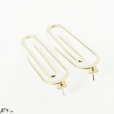 文房具 クリップ おもしろピアス スタッドピアス ユニーク 個性的 メンズ レディース ユニセックス アクセサリー：PKL170901