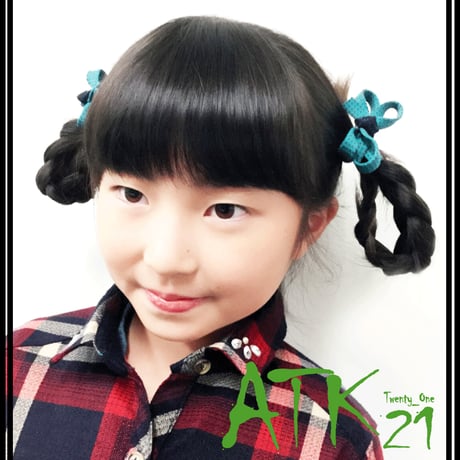 (2個セット）ドット リボン ヘアゴム ツインテール キッズコーデ キッズアクセサリー 卒業式 入学式 発表会 七五三 結婚式  パーティ レディース ヘアアクセサリー：HGK161003