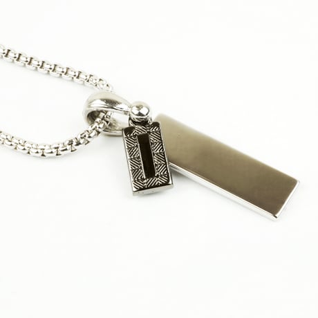 ダブルプレート ネックレス ２シート ネックレス メンズ レディース ユニセックス シンプル クール アクセサリー：MN130201
