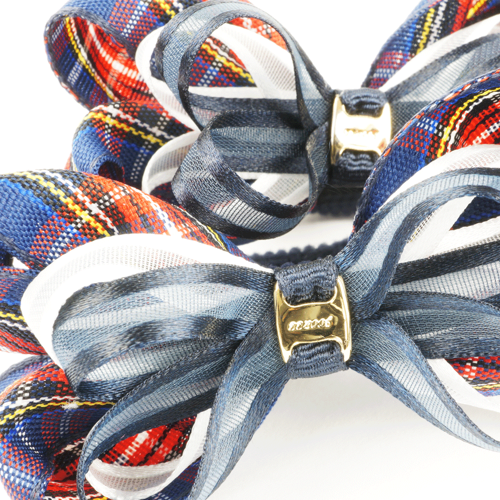 タータンチェックリボン ベビーヘアクリップ ヘアピン ヘアゴム ヘアアクセサリー Baby Deer Clips ベビー キッズ 赤ちゃん ヘアピン ヘアクリップ