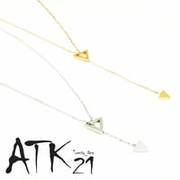 トライアングルモチーフ サージカルステンレス３１６L ネックレス ペンダント シルバー ピンクゴールド レディース おしゃれ アクセサリー：NSS161001
