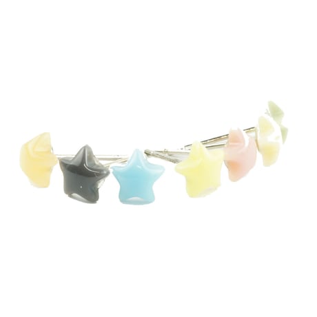 (7点セット）星 スター パステルカラー スタッド ピアス かわいい ピアス メンズ レディース ユニセックス アクセサリー：PSS171103