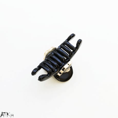 フラワー ローズ カメリア ブラック ホワイト ミニバンスクリップ プチヘアクリップ 大人可愛い レディース アクセサリー：HBS170703