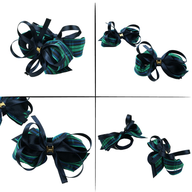 確認　ゆれるヘアリボン ヘアゴム ツインテールセット　480　ミント 確認 ゆれるヘアリボン ヘアゴム ツインテールセット 480 ミント