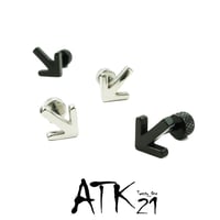 両耳用（2点セット）矢印 モチーフ ボディピアス ステンレス バーベルピアス メンズ レディース ユニセックス アクセサリー：MBS190802