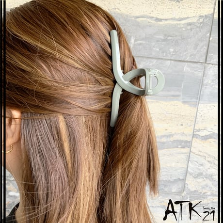 マットカラー バンスクリップ ヘアクリップ 髪留め 簡単ヘアアレンジ レディース ヘアアクセサリー：HBC200701