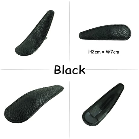 レザー マットカラー トライアングル パッチンピン パッチン留め 人気 可愛い 髪留め へアクリップ レディース ヘアアクセサリー