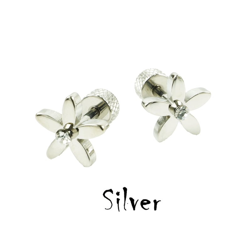 heres  OIピアス silver 両耳用 SPINAL SINGLE PIERCE – h'eres