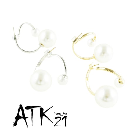 （2点セット）パール ピアス スタッドピアス ダブルパール バックキャッチピアス 卒業式 結婚式 パーティ フォーマル レディース アクセサリー