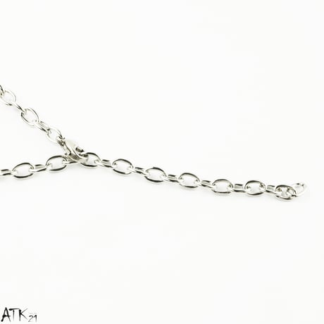 サージカルステンレス316L ステンレス アンクレット 安全ピン パール メンズ レディース ユニセックス アクセサリー：ASC170801
