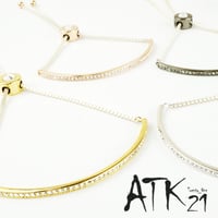 ラインストーン スワロフスキー チェーンコードー ブレスレット Bracelet レディース エレガント おしゃれ✧ラッピング無料BOX付✧：BSW160203