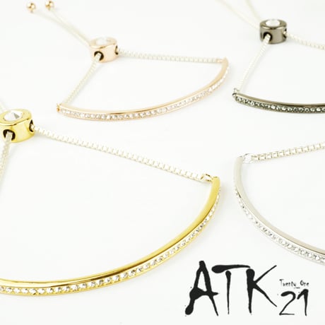 ラインストーン スワロフスキー チェーンコードー ブレスレット Bracelet レディース エレガント おしゃれ✧ラッピング無料BOX付✧：BSW160203