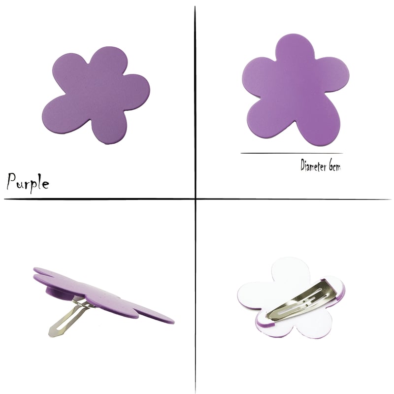 お花に願いを込めて♡パッチンピン ヘアピン 「 Bambin / ボンバン 」 ぷっくり フラワー パッチンピン 2