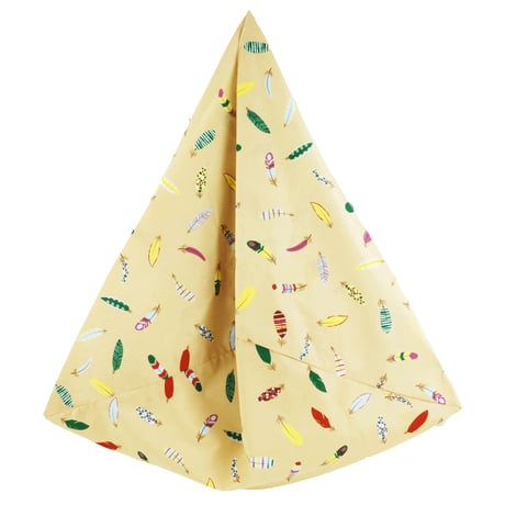 フェザー 大判サイズ あずま袋 手ぬぐい 手作り ハンドメイド エコバック 買い物袋  お出かけ ご近所コーデ メンズ レディース ユニセックス おしゃれ 雑貨：AB200902