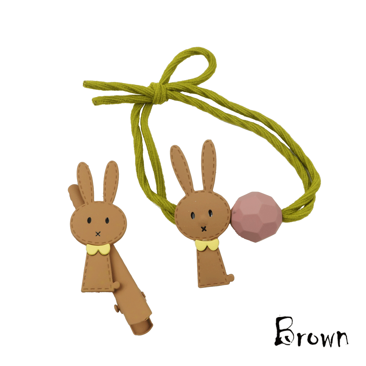 イースター♡うさぎ♡ベビーヘアクリップ　ヘアゴム f9f9eec1eb711ed78029dcd19b7561