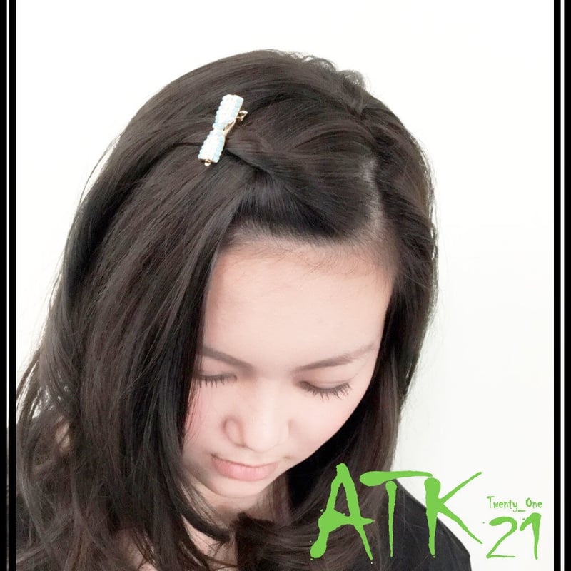 キラキラ ミニ ヘアクリップ ヘアピン 髪留め 前髪 ラインストーン 