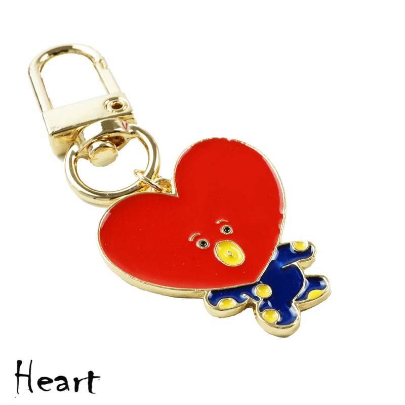 バンタン BTS アニマルモチーフキーホルダー キーリング チャーム