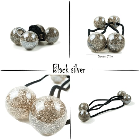 (2点セット） ラメ入り ボール 子供用ヘアゴム ツインテール ヘアポニー 卒業式 入学式 発表会 七五三 結婚式 パーティ 子供 キッズ 女の子 ヘアアクセサリー：HGK190903