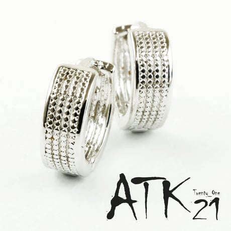 両耳用（2個セット） ドットライン シンプル フープ ミニ プチ ピアス メンズ レディース ユニセックス アクセサリー：MPB161003