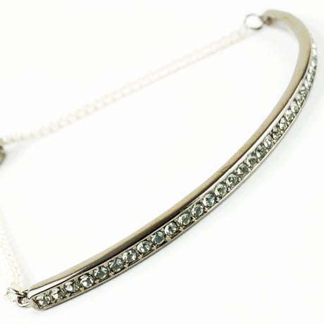 ラインストーン スワロフスキー チェーンコードー ブレスレット Bracelet レディース エレガント おしゃれ✧ラッピング無料BOX付✧：BSW160203