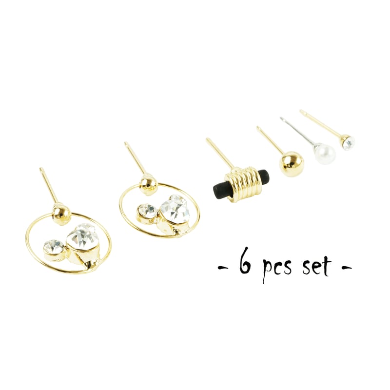 handmade 20#7 ピアス4点set ミッキーstartree RainbowGirl（アクセサリー） ピアス レディース ミッキー